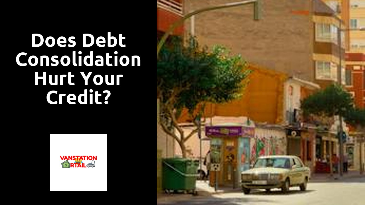 Does debt consolidation hurt your credit?